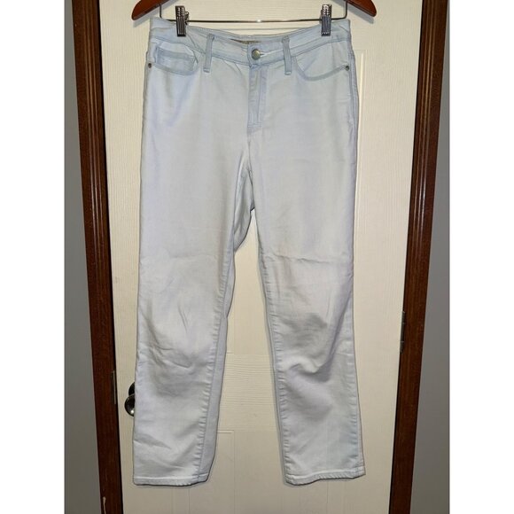 Athleta Sculpt Skinny Cropped Jeans Glacier Wash Size 4 - Picture 4 of 14